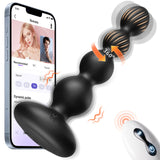 SAURON APP Control Vibrating and Rotating Anal Male Toy Vibrator