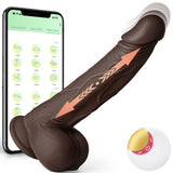8.7in Thrusting APP Controlled Realistic Dildo