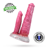 10.02in Silicone Double-Ended Monster Centaur Dildo