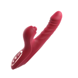 CHERLY|4 in 1 G Spot thrusting & sucking vibrator Clitoral Stimulator