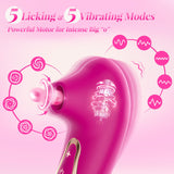 Unique Design Licking & Sucking Women Sex Stimulator Toy