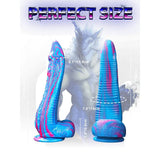 MARS | 9.3in Colorful Lifelike Silicone Monster Dildo