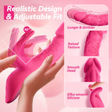 LUNA App Control Realistic Dildo Rabbit Vibrator