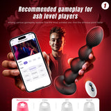 SAURON APP Control Vibrating and Rotating Anal Male Toy Vibrator