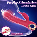 3 in 1 Wiggle and Vibrating Clitoris Stimulation G-Spot Rabbit Vibrator