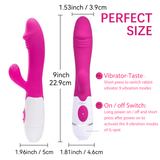 12 Vibration Modes Strong G-Spot Stimulator Silicone Vibrator