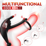 Multifunctional 7 Vibration Adjustable Design Cock Ring