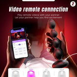 SAURON APP Control Vibrating and Rotating Anal Male Toy Vibrator