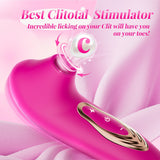 Unique Design Licking & Sucking Women Sex Stimulator Toy