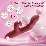 GANJ | 3 in 1 Stimulation Rabbit Vibrator with Heating