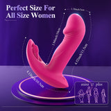 SOHIMI RHEA|APP Control 3 in 1 Strong Stimulation Vibrator with Glans Wiggles