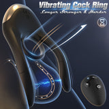 Electric Shock Waterproof Cock Ring with Vibration