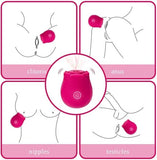 CAROLA | Multiple Suction Modes Rose Vibrator Clit Stimulator
