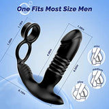 Cock Ring 3 in 1 Versatile Anal Plug Prostate Massager