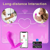 Wearable Panty Vibrator Rose Toy for Clitoral G-spot Stimulation APP Control