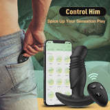 Thrusting & Vibrating Prostate Stimulator Butt Plug