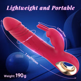 3 in 1 Wiggle and Vibrating Clitoris Stimulation G-Spot Rabbit Vibrator