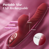 CHERLY|4 in 1 G Spot thrusting & sucking vibrator Clitoral Stimulator