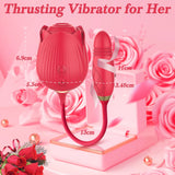 New Upgraded 3 in 1 Rose Sex Stimulator for woman with 10 Tapping Modes