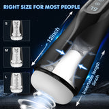 3D Textured Fit Most Size Automatic Masturbator