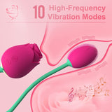 JONQUIL | Super Quiet Rose Sucking Vibrator with Egg