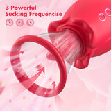 2 in 1 Multiple Stimulation Upgrade Rose Vibrator