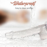 11.4in Safe Transparent Material Giant Monster Dildo