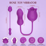 CARMEN | Sohimi 3 in 1 Tongue Licking Rose Toy Vibrator