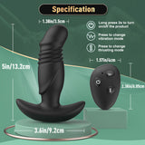 Thrusting & Vibrating Prostate Stimulator Butt Plug