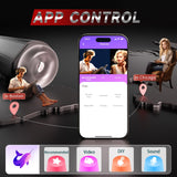 BLACKWIND|App Control 3 in 1 Vacuum Pump penis Trainer Vibrating Male Masturbator