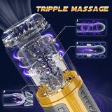 TREK|Dual Stimulation Thrusting and Rotating Vibrating Male Msturbation Toy