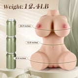 12.4lb Two Textured Channel Lifelike Sex doll