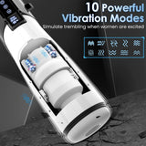 6 in 1 LCD Digital Touch Display Automatic Masturbator