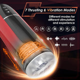 Detachable Sleeve Thrusting & Vibration Male Masturbator