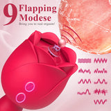 Super Quiet 2 Powerful Motors Rose Flapping Stimulator