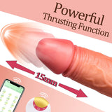 8.7in Thrusting APP Controlled Realistic Dildo