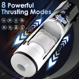 6 in 1 LCD Digital Touch Display Automatic Masturbator