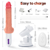 QUAOAR | 8.26in 6 in 1 Multi-point Stimulation Dildo Machine