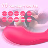 Suction & Vibration Bendable Wearable Clit Vibrator