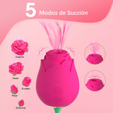 JONQUIL | Super Quiet Rose Sucking Vibrator with Egg