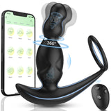 Prostate Stimulation Rotating & Vibrating Anal Plug