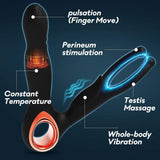 Balls Loop Vibration  Male Prostate Massager with Heating