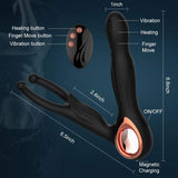 Balls Loop Vibration  Male Prostate Massager with Heating