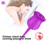 Quiet Strong Sucking High-quality Material Rose Vibrator