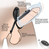 G-Spot Stimulator Vibration Waterproof Cock Ring